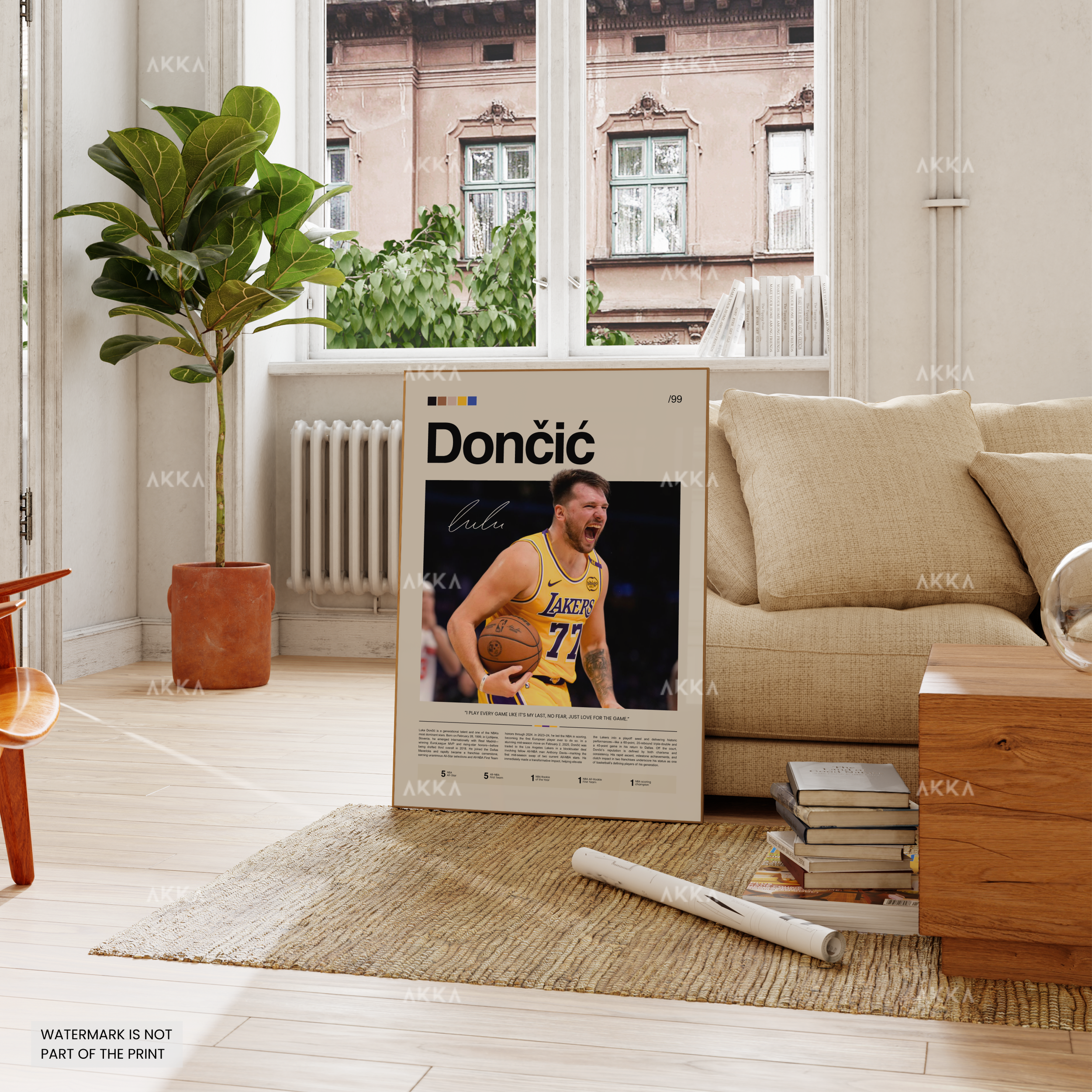 Best Luka Dončić Posters for NBA Fans and Modern Basketball Interiors