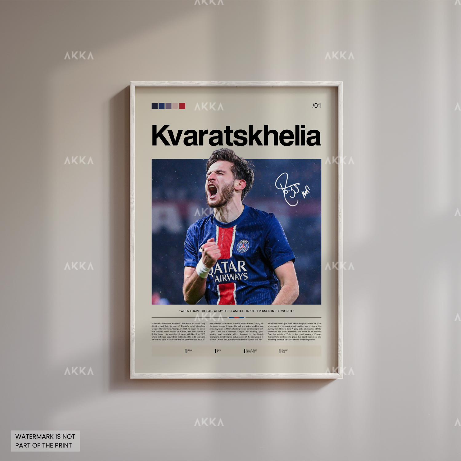 Khvicha Kvaratskhelia - Paris Saint-Germain