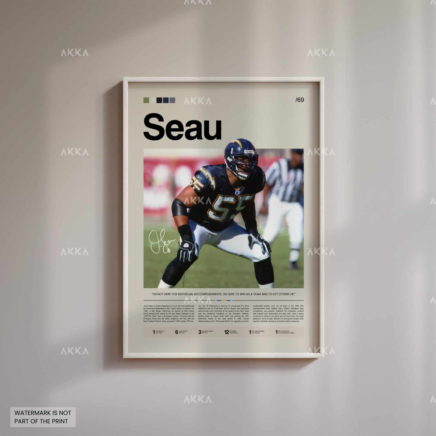 Junior Seau - San Diego Chargers
