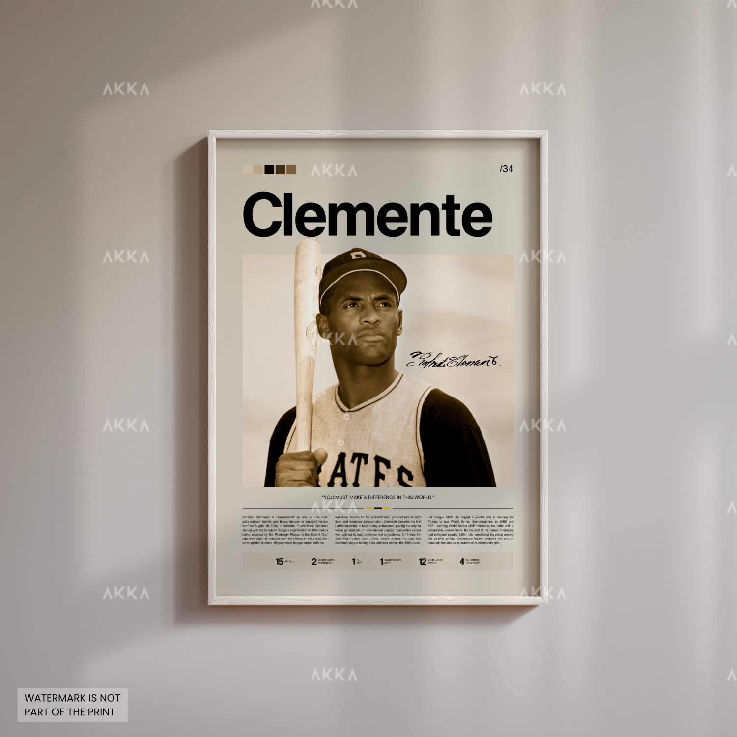 Roberto Clemente - Pittsburgh Pirates