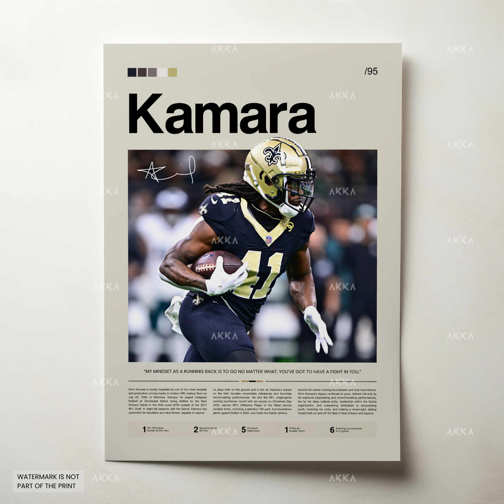 Alvin Kamara - New Orleans Saints
