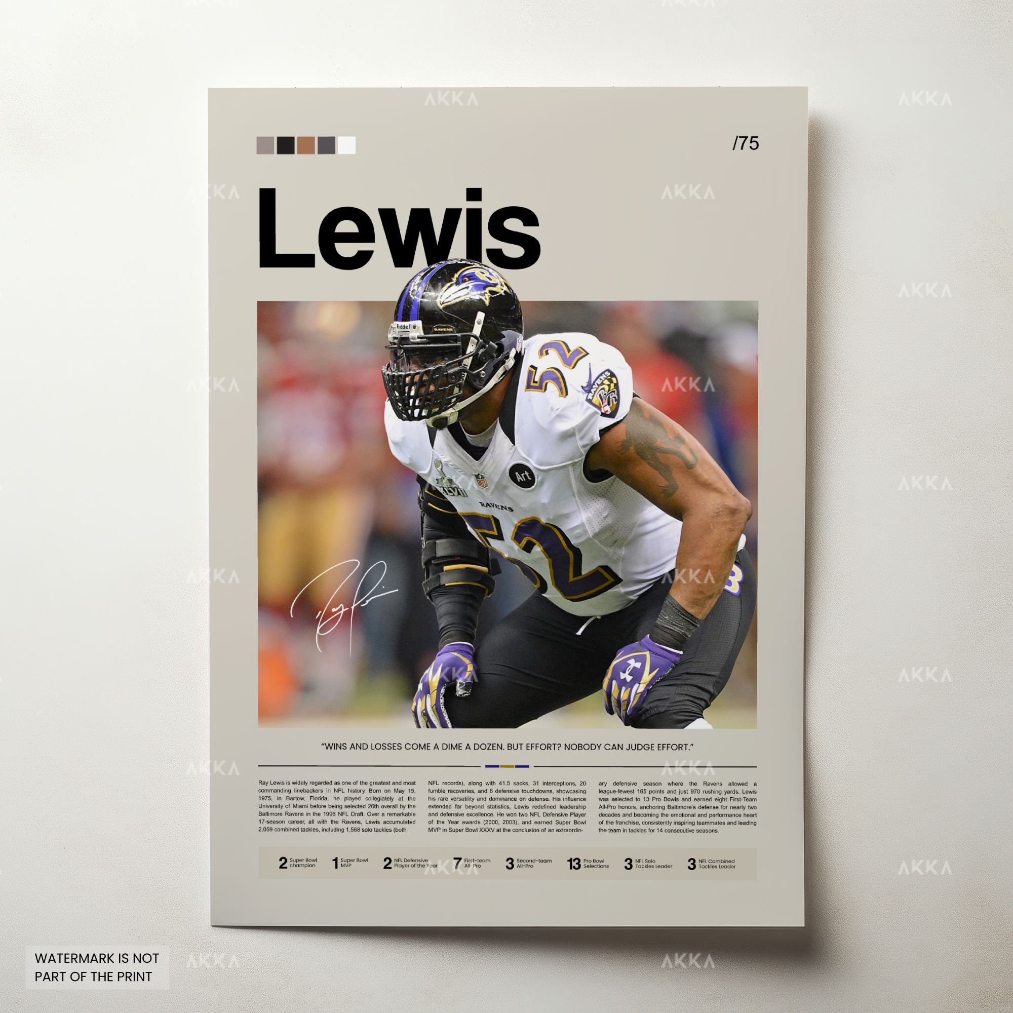 Ray Lewis - Baltimore Ravens