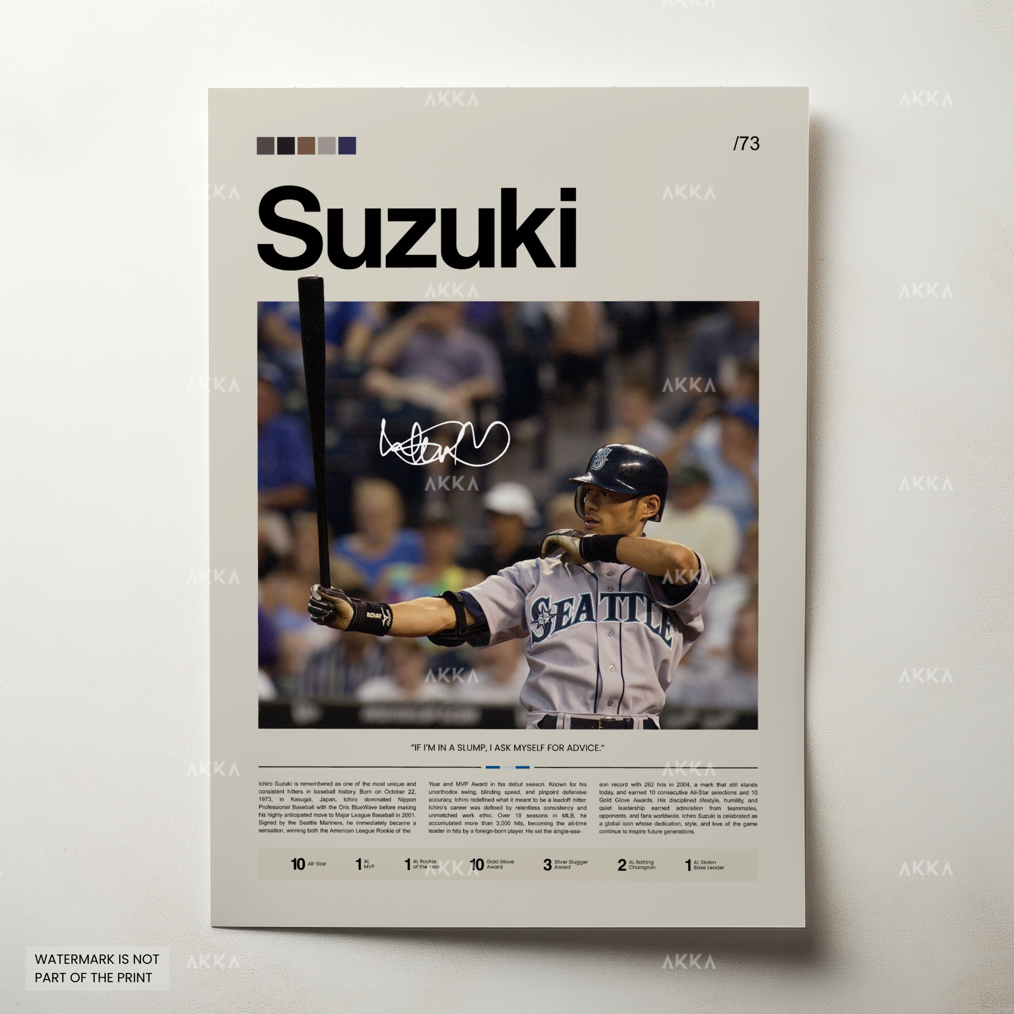 Ichiro Suzuki - Seattle Mariners