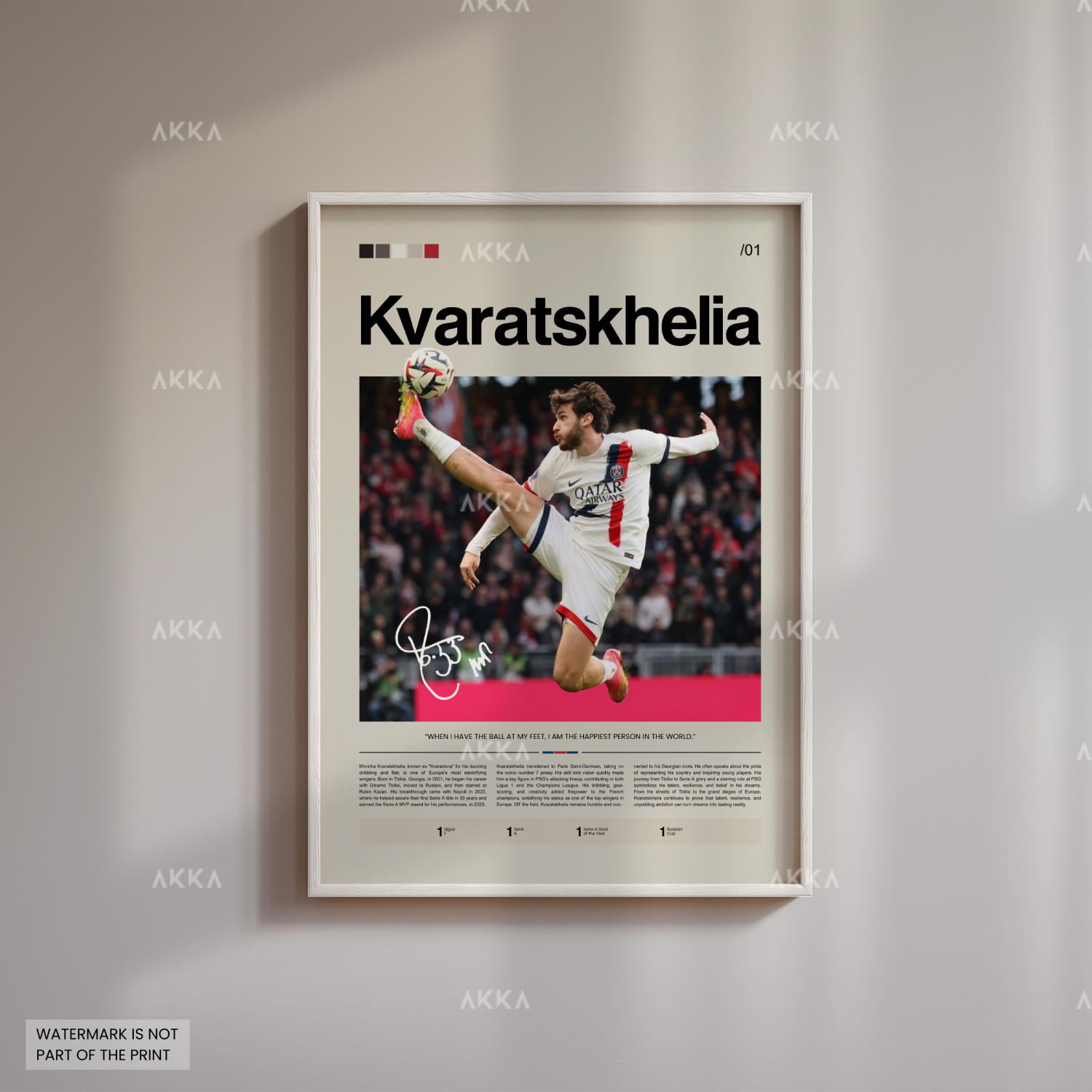 Khvicha Kvaratskhelia - Paris Saint-Germain