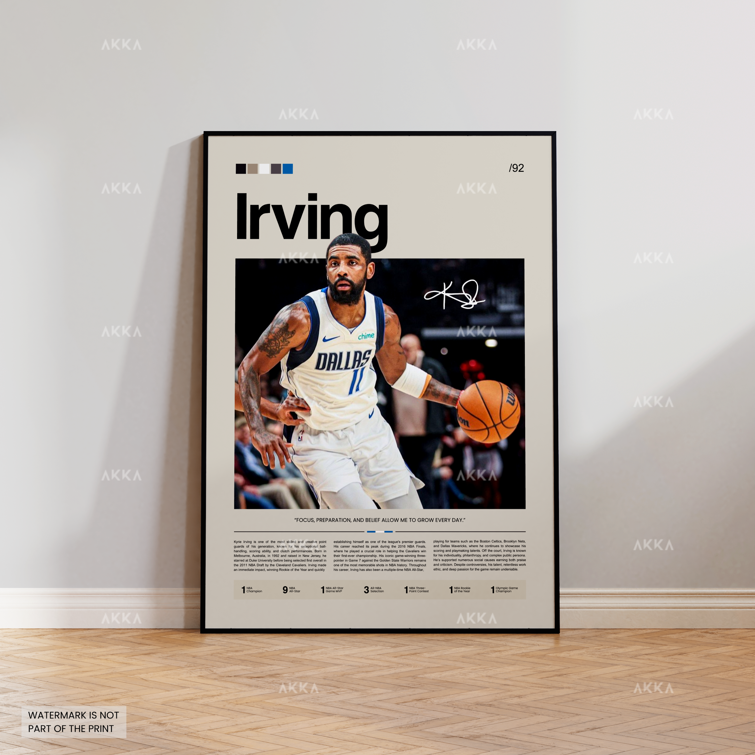 Kyrie Irving Dallas Mavericks Poster