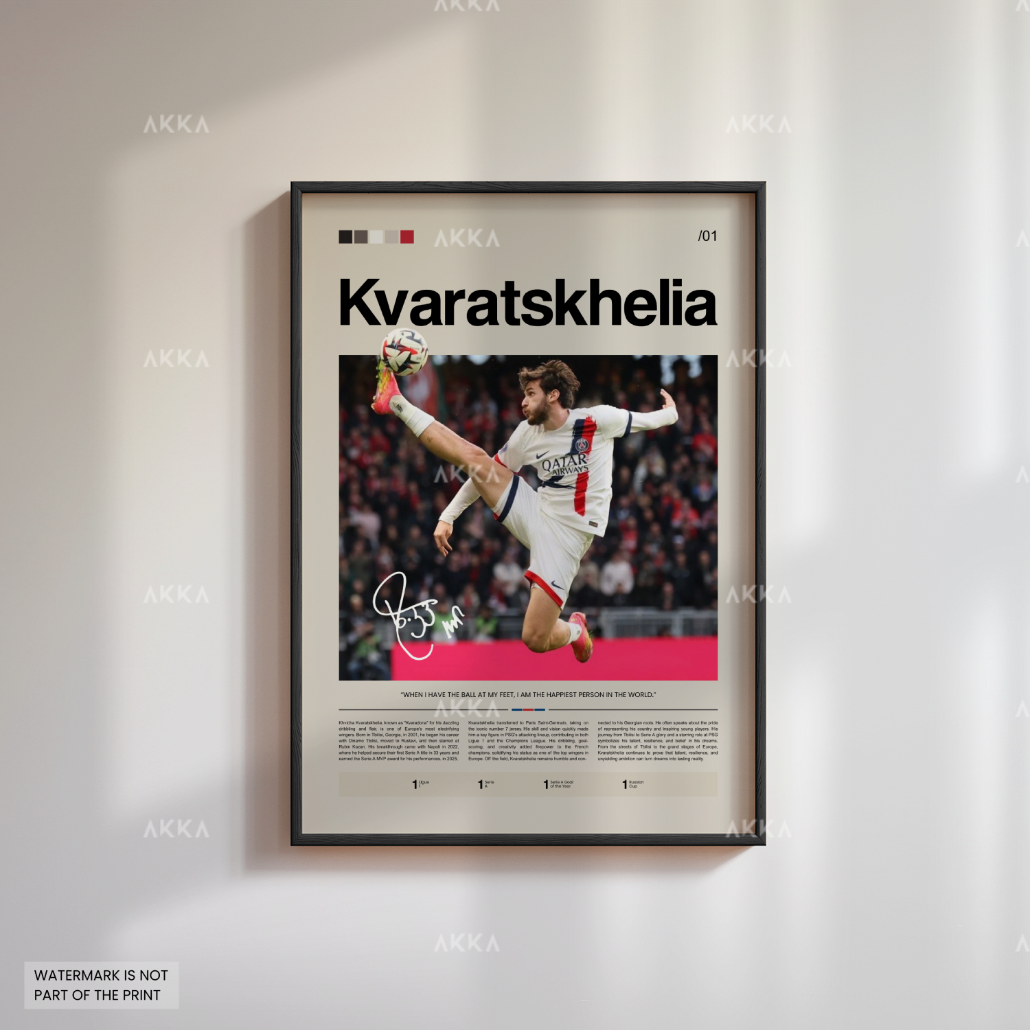 Khvicha Kvaratskhelia - Paris Saint-Germain