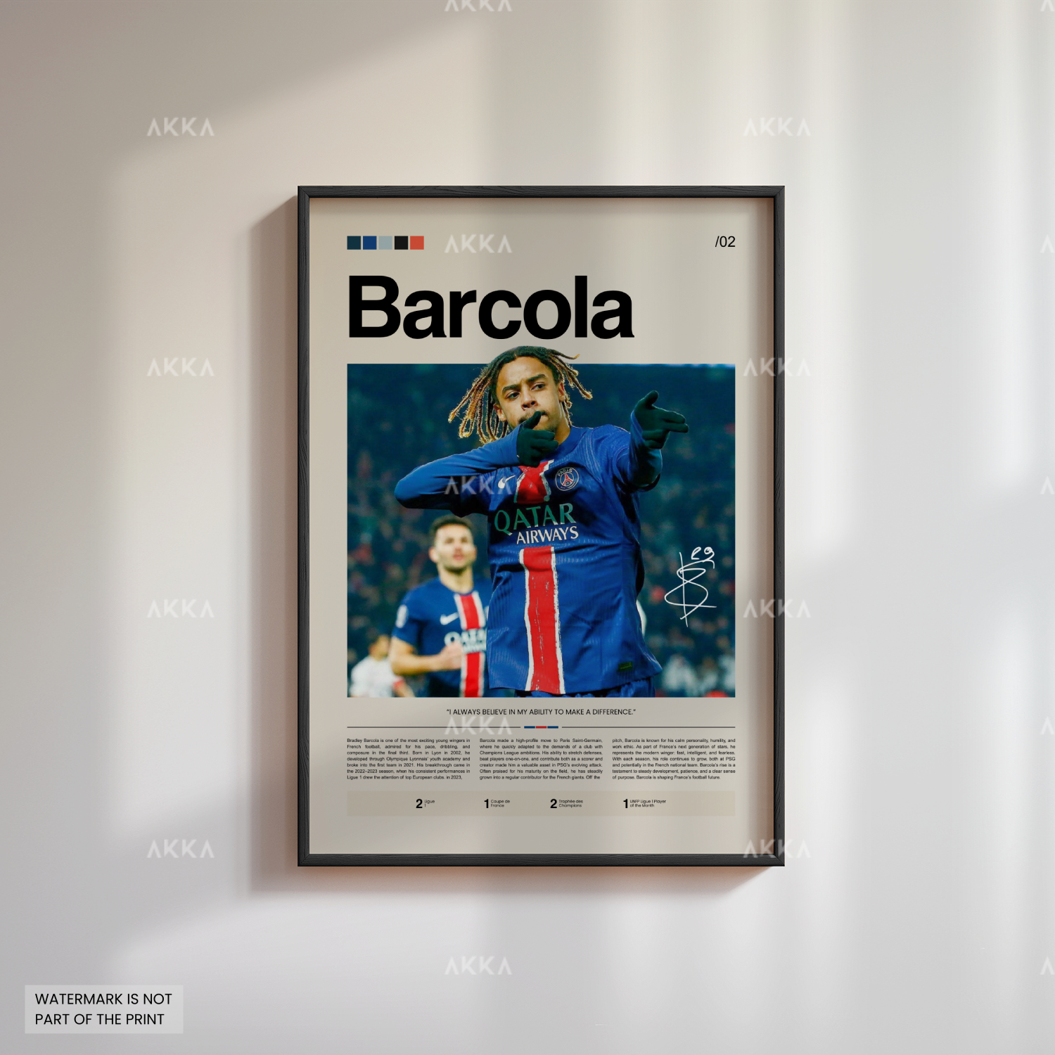 Bradley Barcola - Paris Saint-Germain