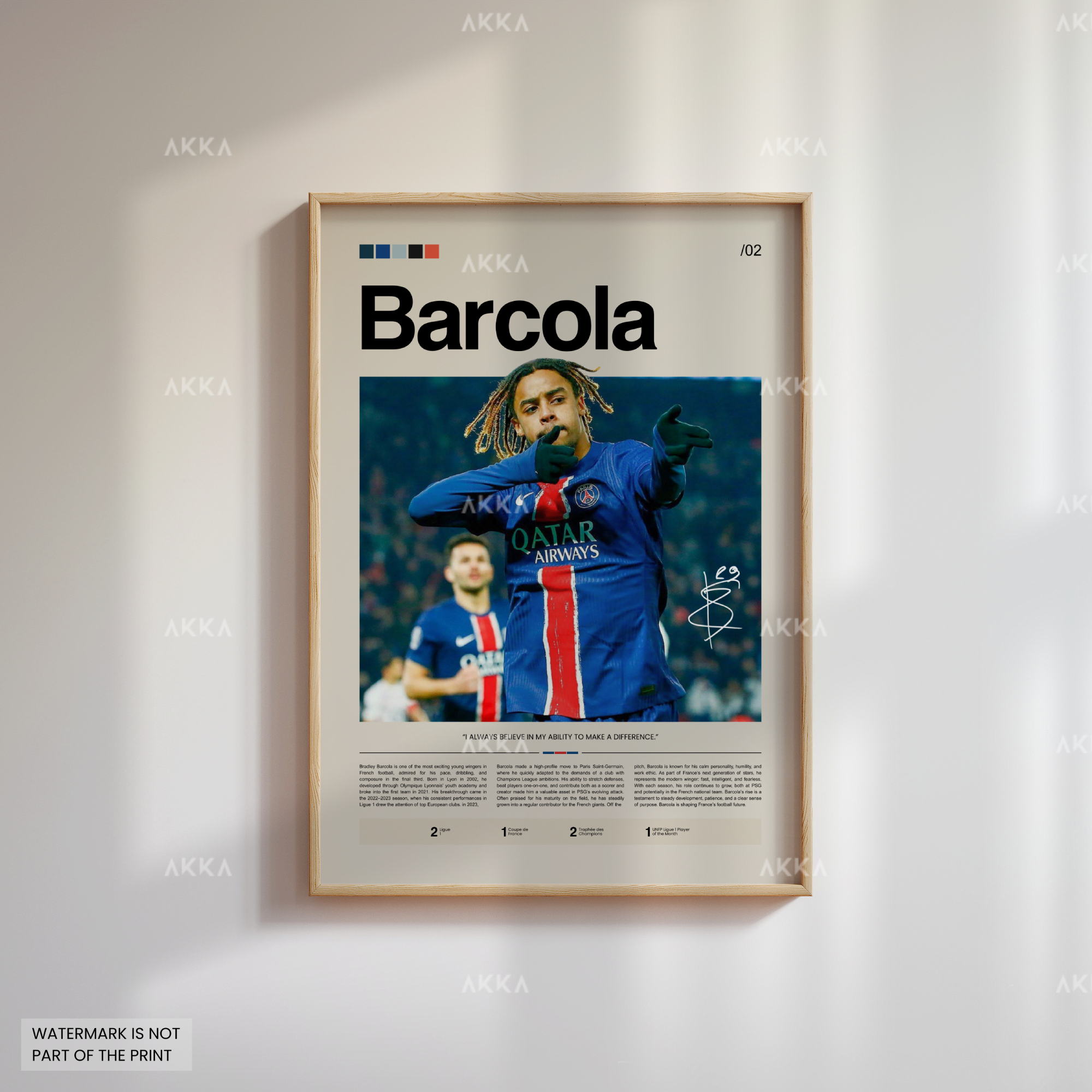 Bradley Barcola - Paris Saint-Germain