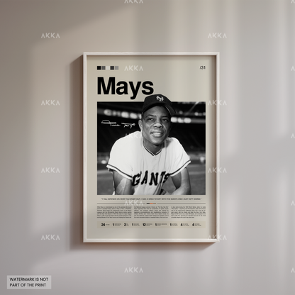 Willie Mays - San Francisco Giants