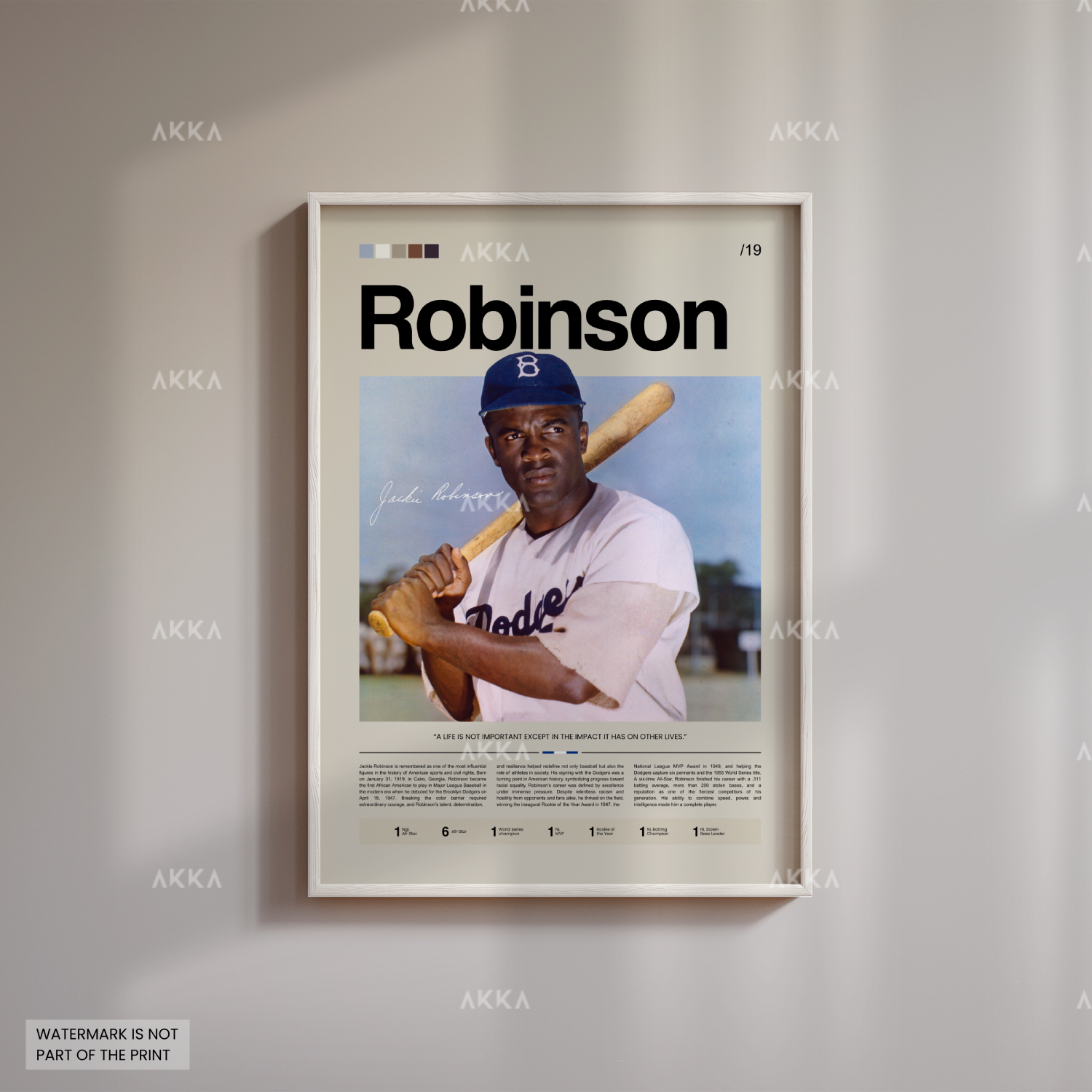 Jackie Robinson - Brooklyn Dodgers