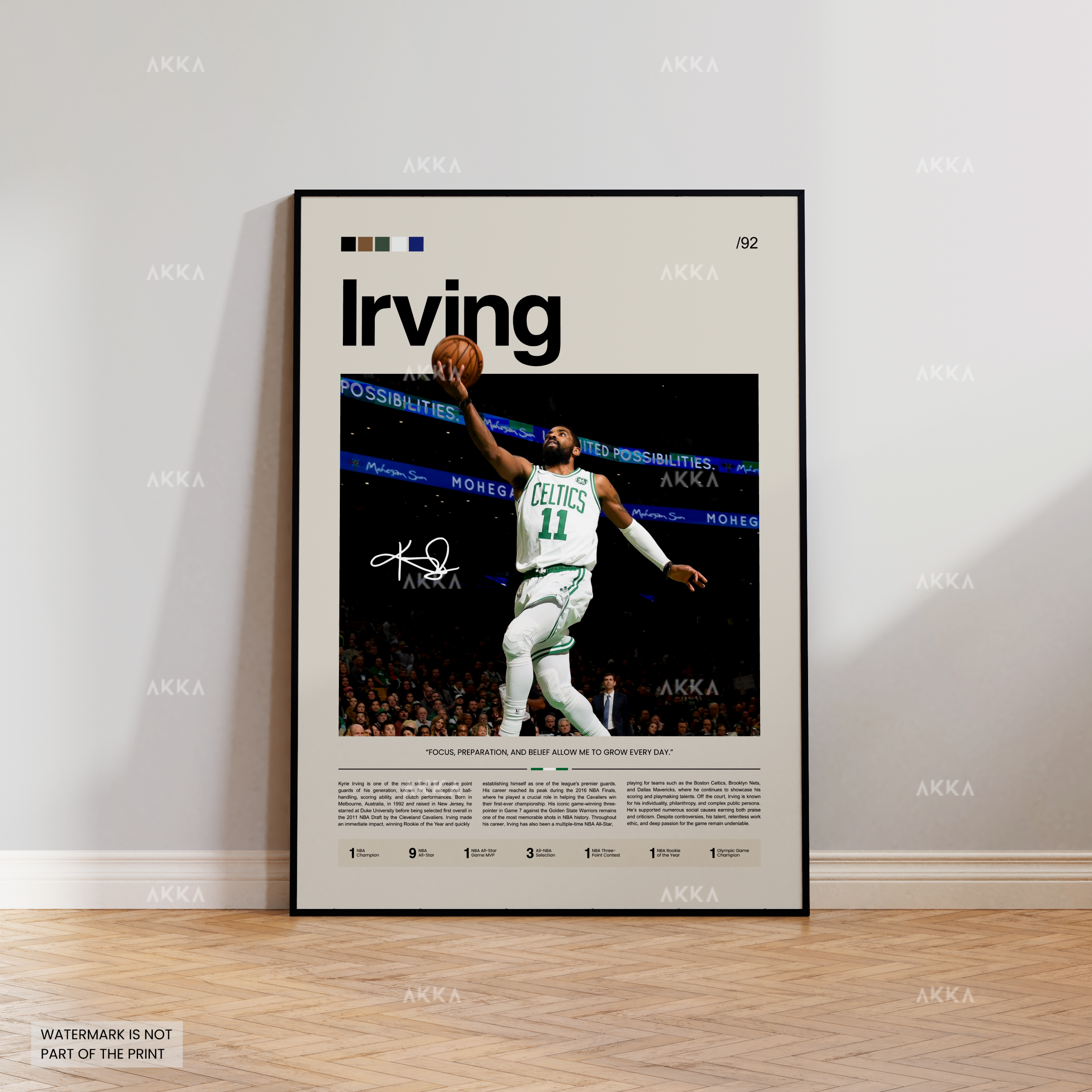 Kyrie Irving Boston Celtics Poster