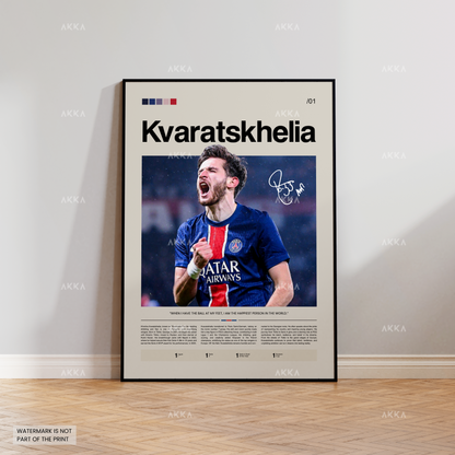 Khvicha Kvaratskhelia - Paris Saint-Germain