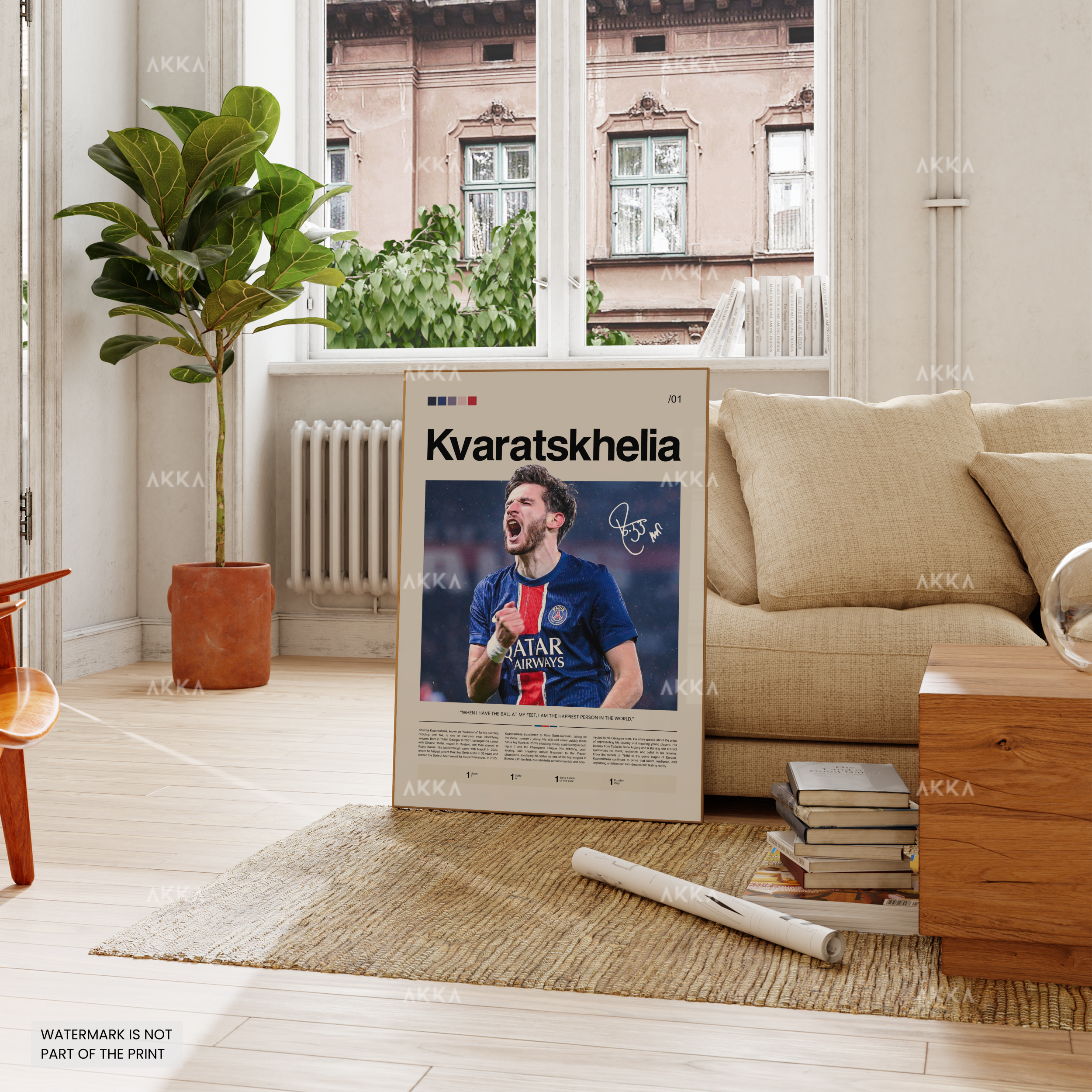 Khvicha Kvaratskhelia - Paris Saint-Germain