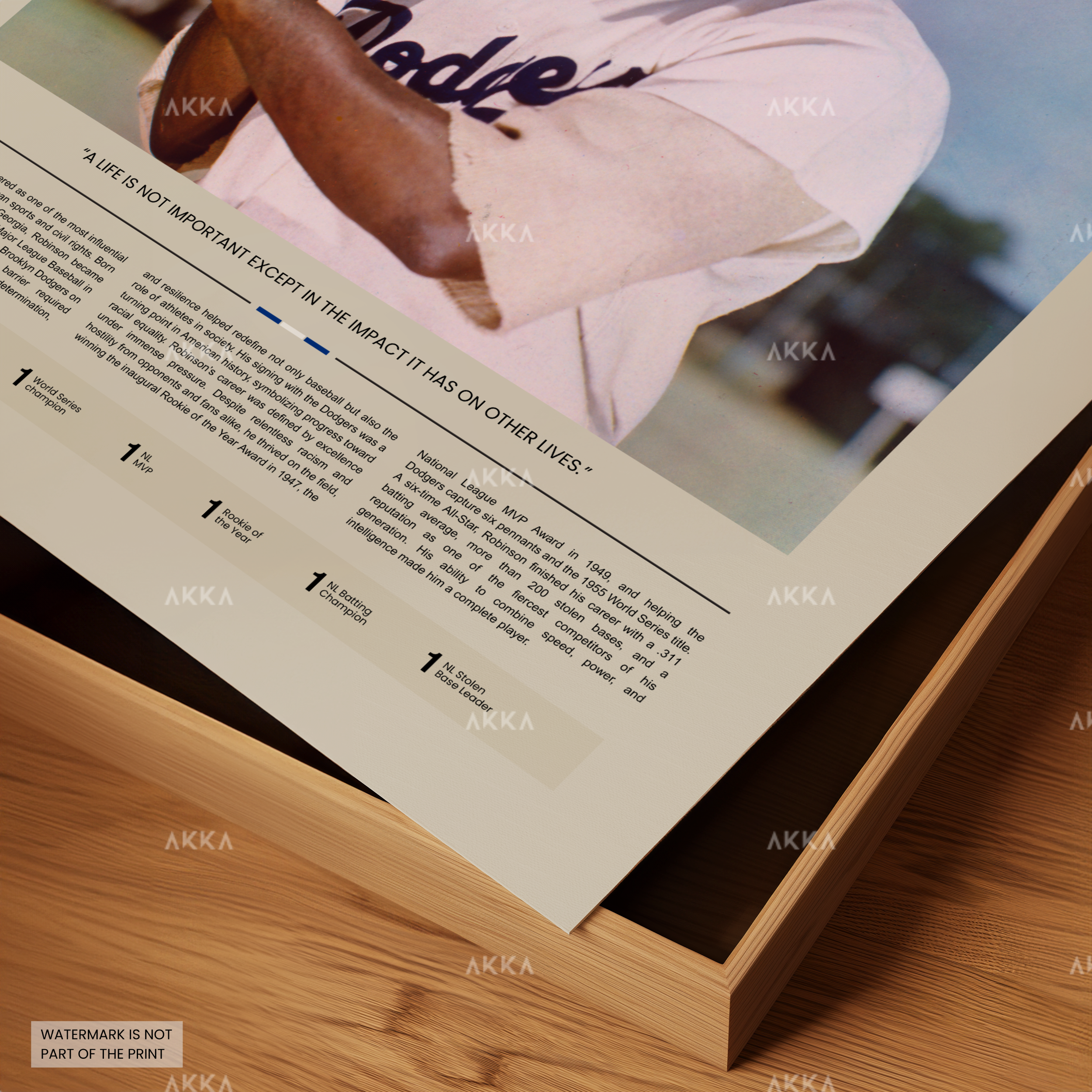 Jackie Robinson - Brooklyn Dodgers