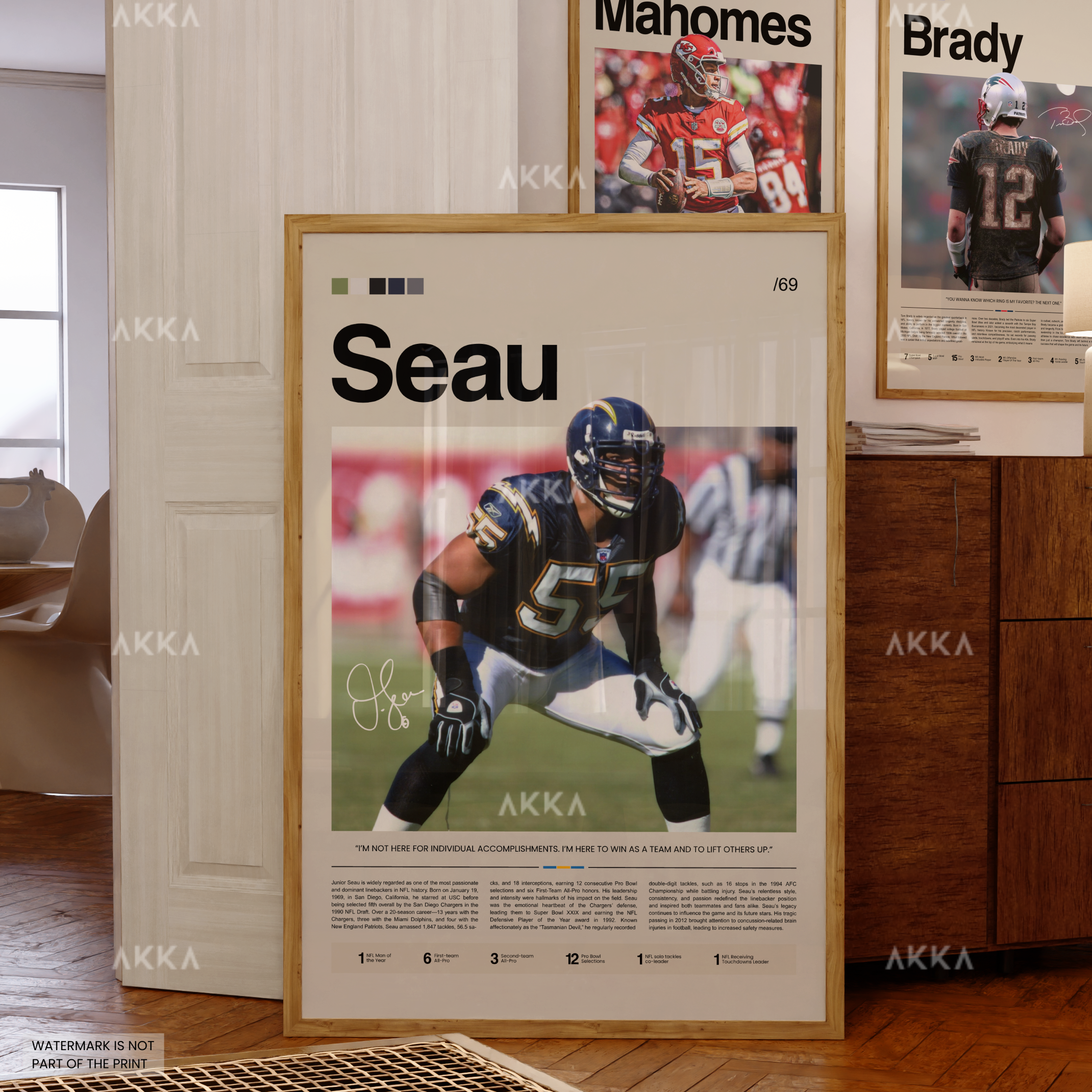 Junior Seau - San Diego Chargers