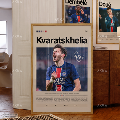 Khvicha Kvaratskhelia - Paris Saint-Germain