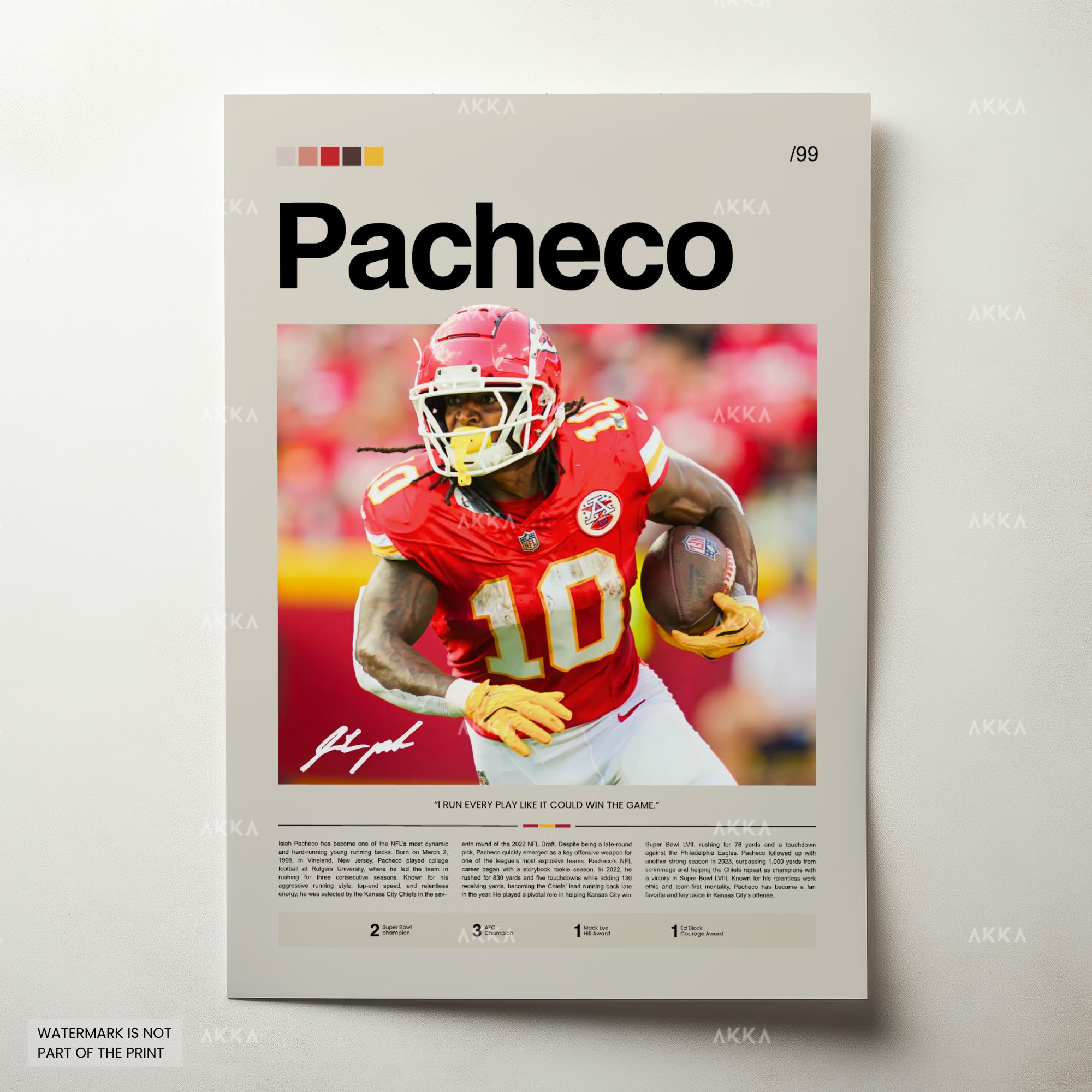 Isiah Pacheco - Kansas City Chiefs