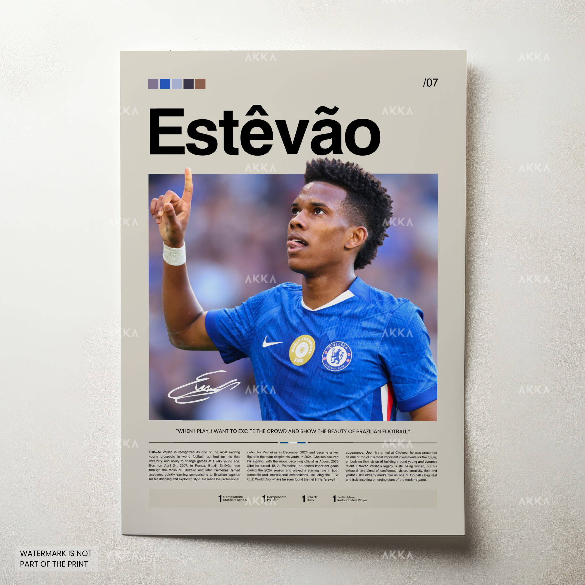 Estevao Poster - Chelsea
