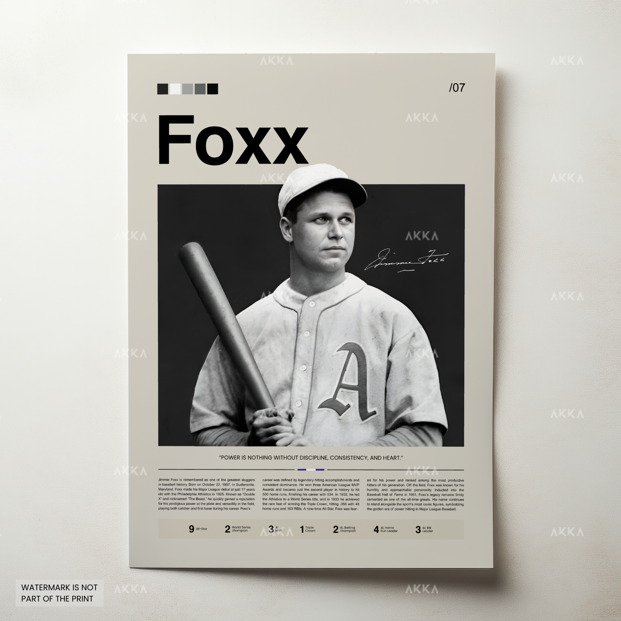 Jimmie Foxx - Philadelphia Athletics