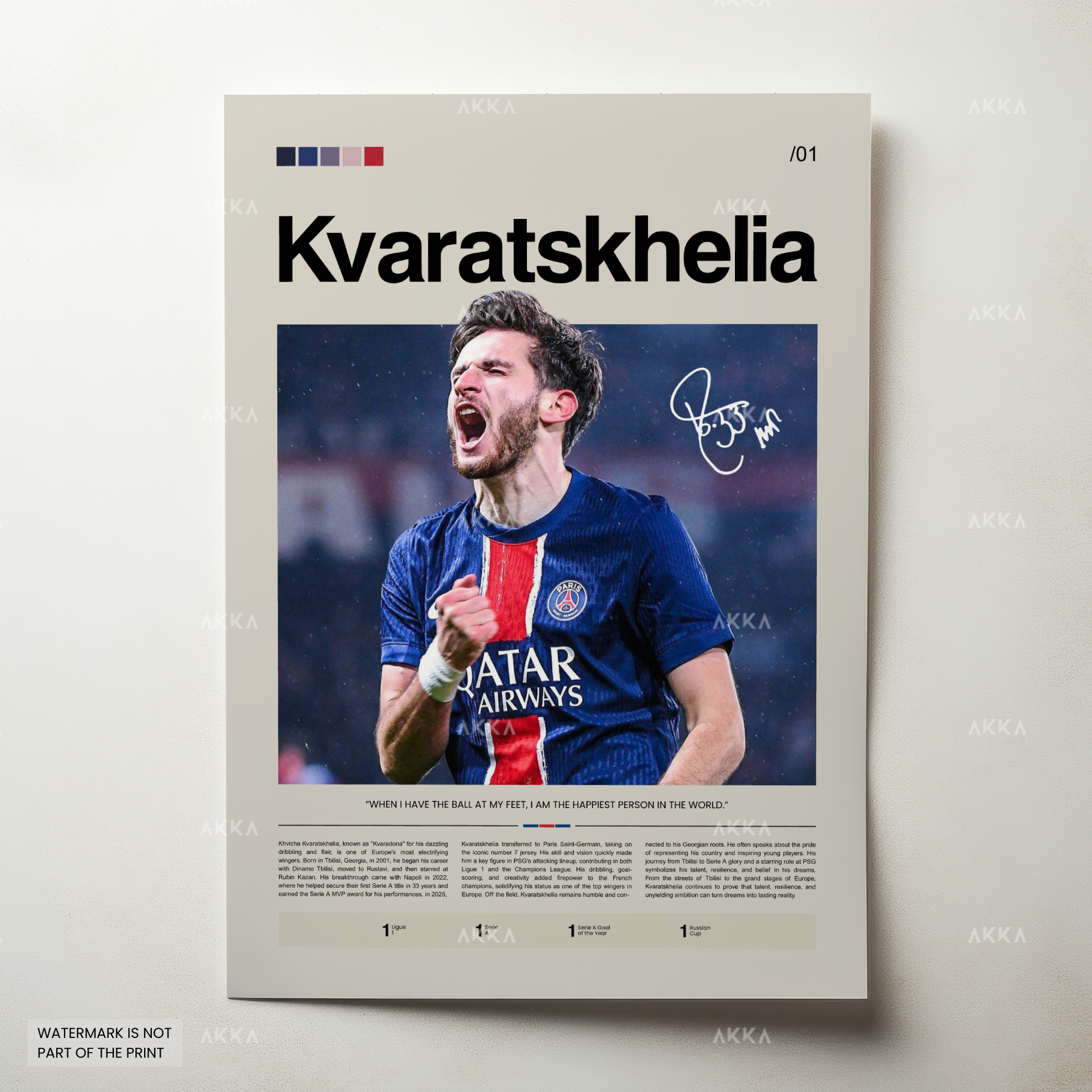 Khvicha Kvaratskhelia - Paris Saint-Germain