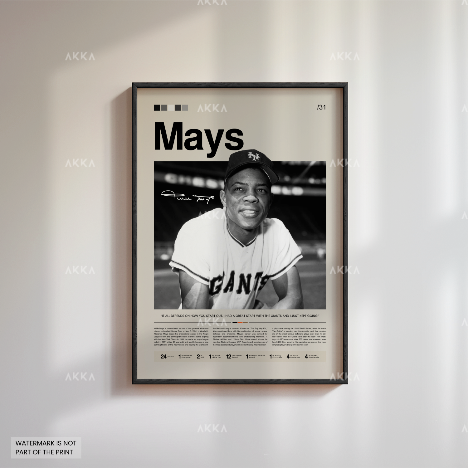 Willie Mays - San Francisco Giants