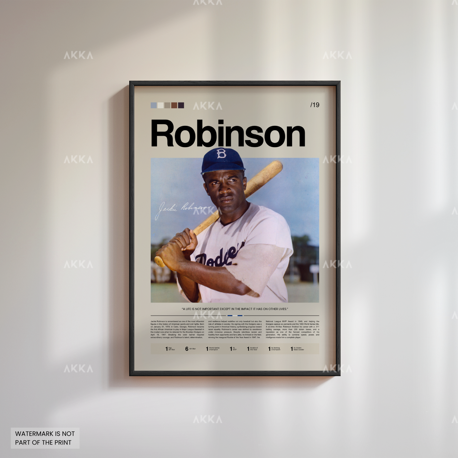 Jackie Robinson - Brooklyn Dodgers