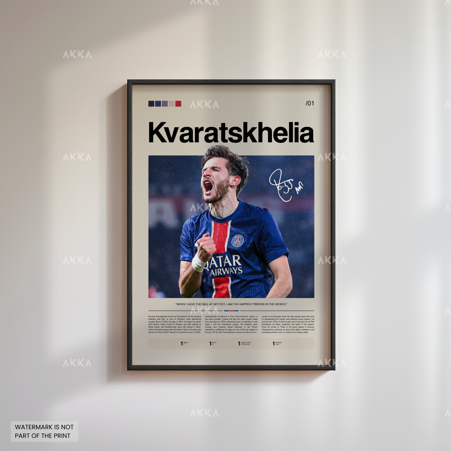 Khvicha Kvaratskhelia - Paris Saint-Germain