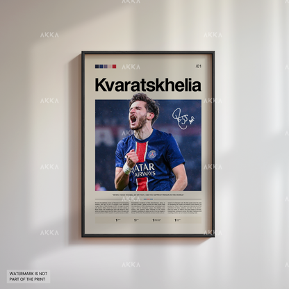 Khvicha Kvaratskhelia - Paris Saint-Germain