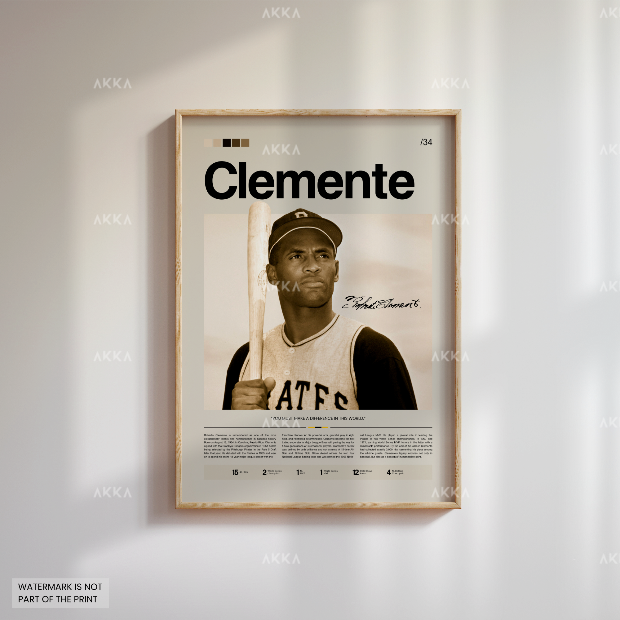 Roberto Clemente - Pittsburgh Pirates