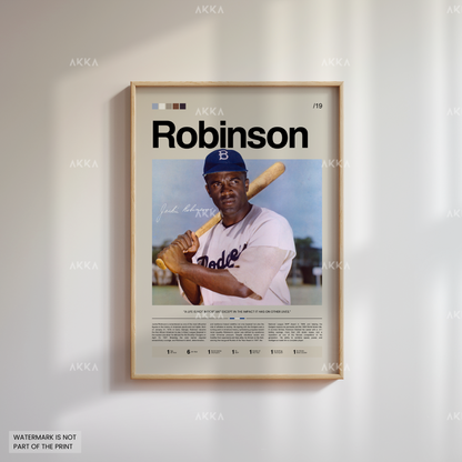 Jackie Robinson - Brooklyn Dodgers