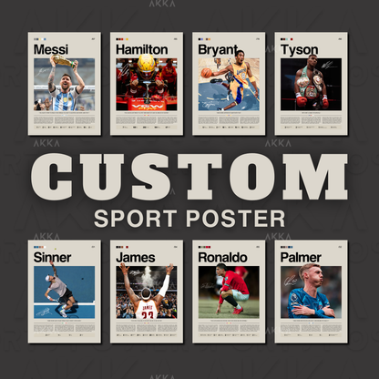 Custom Sport Poster
