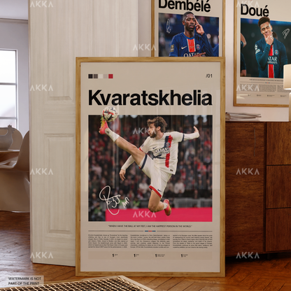Khvicha Kvaratskhelia - Paris Saint-Germain
