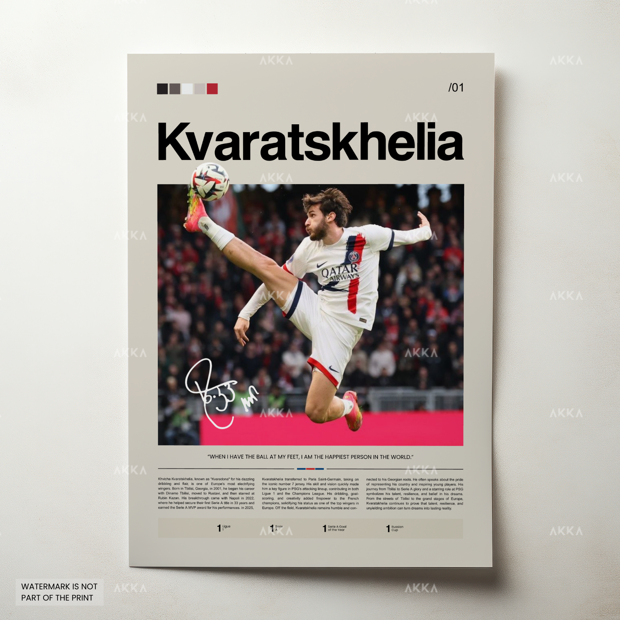 Khvicha Kvaratskhelia - Paris Saint-Germain
