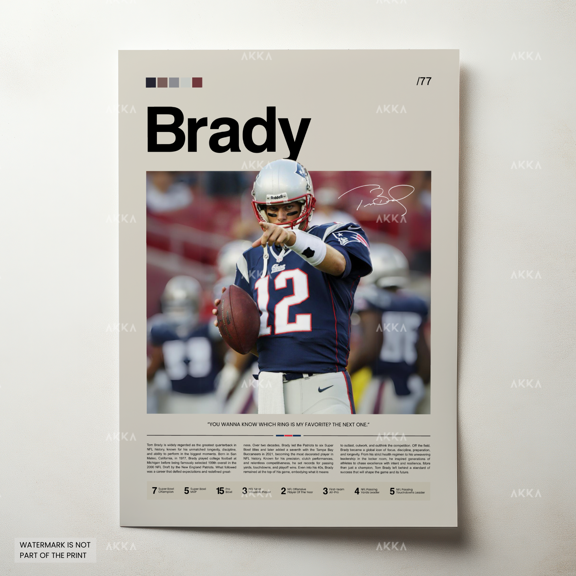 Tom Brady - New England Patriots