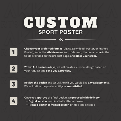 Custom Sport Poster